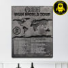 Rush Fifty Something Tour 2026 Dates List Home Decor Poster Canvas
