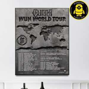 Gunna Wun World Tour 2025 2026 Schedule Home Decor Poster Canvas