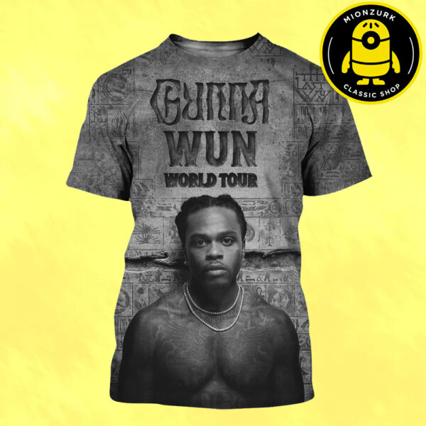 Gunna Wun World Tour 2025 2026 Schedule Magazine All Over Print Shirt