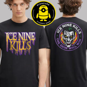 Ice Nine Kills X The Laugh Track Psycho’s Only Grin Will Win Premium Two Sided Unisex T-Shirt