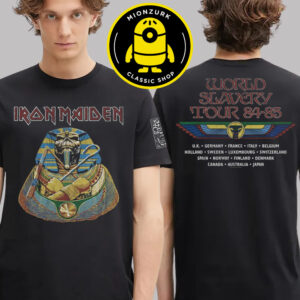 Iron Maden Powerslave IM50 Tee 50th Anniversary Merch Two Sided Unisex T-Shirt