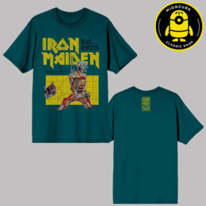 Iron Maden Some Green In Time Tee 50th Anniversary Merch Two Sided Unisex T-Shirt