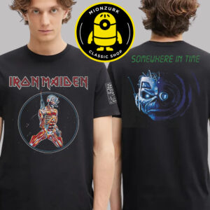 Iron Maden Somewhere In Time IM50 Tee 50th Anniversary Merch Two Sided Unisex T-Shirt
