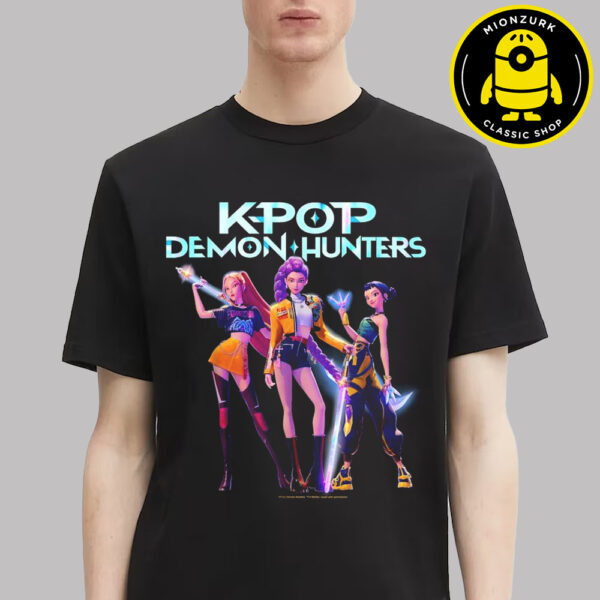 Kpop Demon Hunter HuntrX Group Shot 2025 Unisex T-Shirt