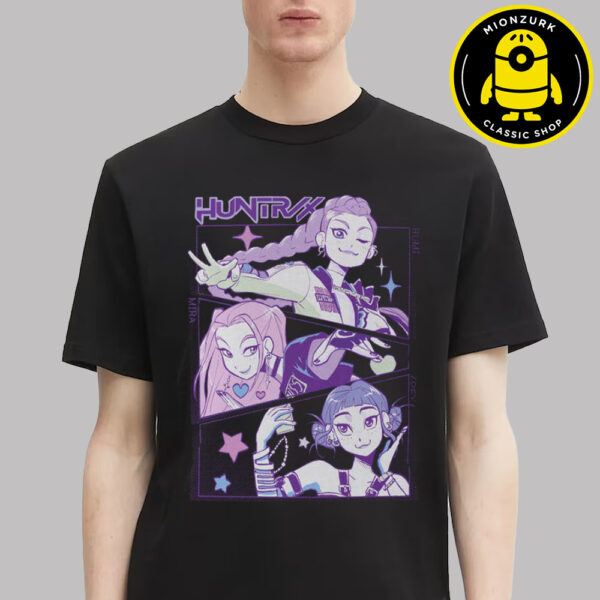 Kpop Demon Hunter HuntrX Oversized Faded Adult 2025 Unisex T-Shirt