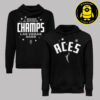Las Vegas Aces 2025 WNBA Finals Champions Courtside Unisex Hoodie