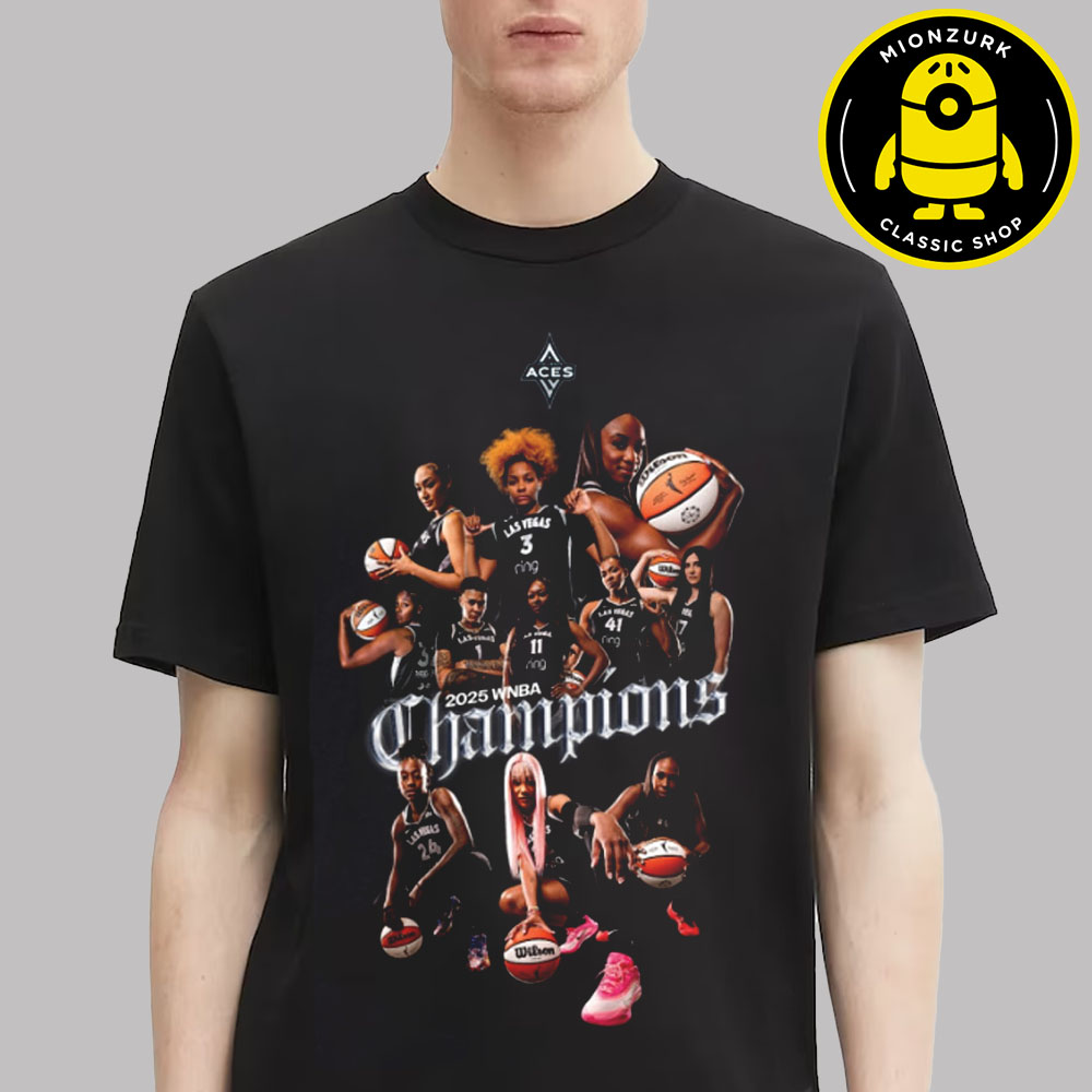 Las Vegas Aces 2025 WNBA Player Championship Unisex T-Shirt