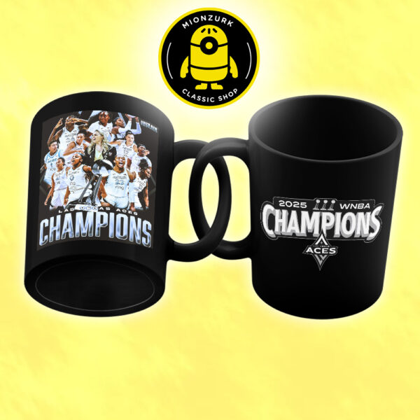 Las Vegas Aces Are 2025 WNBA Champions Ceramic Coffee Mug