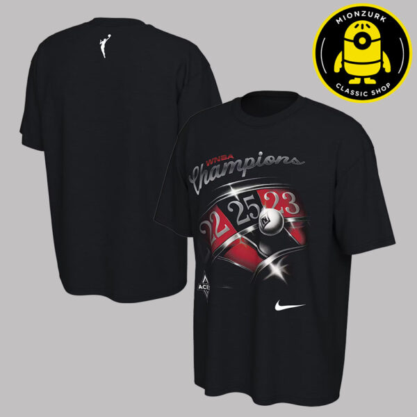 Las Vegas Aces Nike 2025 WNBA Finals Champions Celebration Elevated Premium Unisex T-Shirt