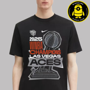 Las Vegas Aces Nike 2025 WNBA Finals Champions Locker Room Authentic Unisex T-Shirt