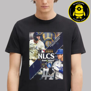Los Angeles Dodgers Vs Milwaukee Brewers 2025 National League Championship Series Matchup Unisex T-Shirt