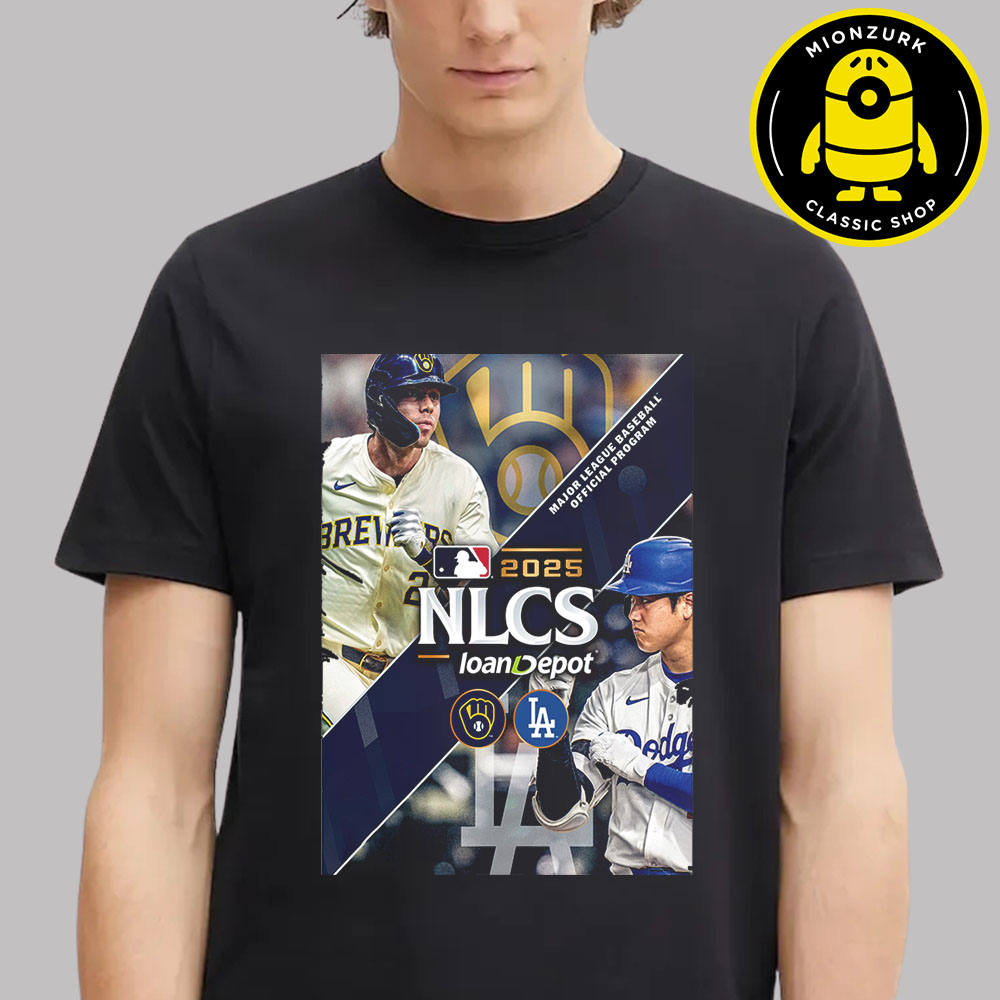 Los Angeles Dodgers Vs Milwaukee Brewers 2025 National League Championship Series Matchup Unisex T-Shirt