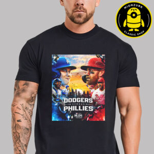 Los Angeles Dodgers Vs Philadelphia Phillies 2025 MLB NLDS Matchup Unisex T-Shirt