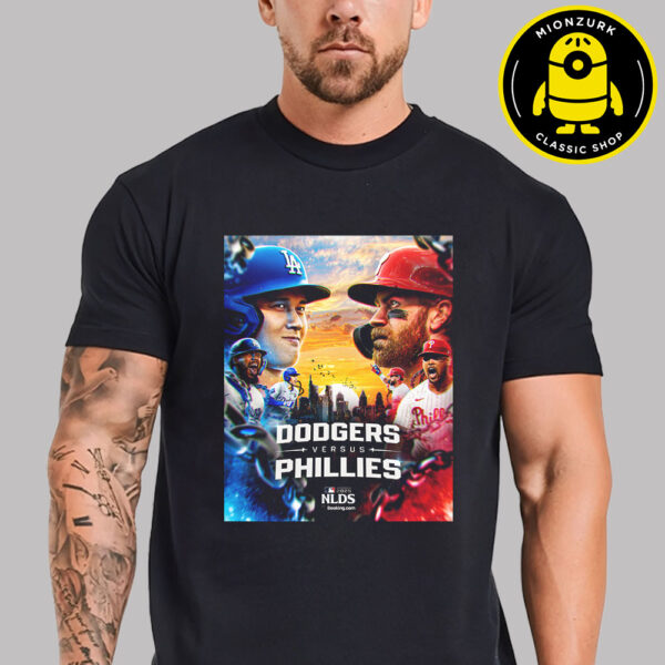 Los Angeles Dodgers Vs Philadelphia Phillies 2025 MLB NLDS Matchup Unisex T-Shirt