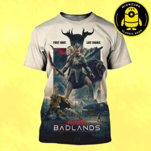 New Poster For Predator Badlands First Hunt Last Chance In Theaters On November 7th 2025 All Over Print Shirt