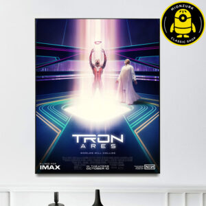 New Poster For Tron Ares In theaters On October 10 2025 Home Decor Poster Canvas