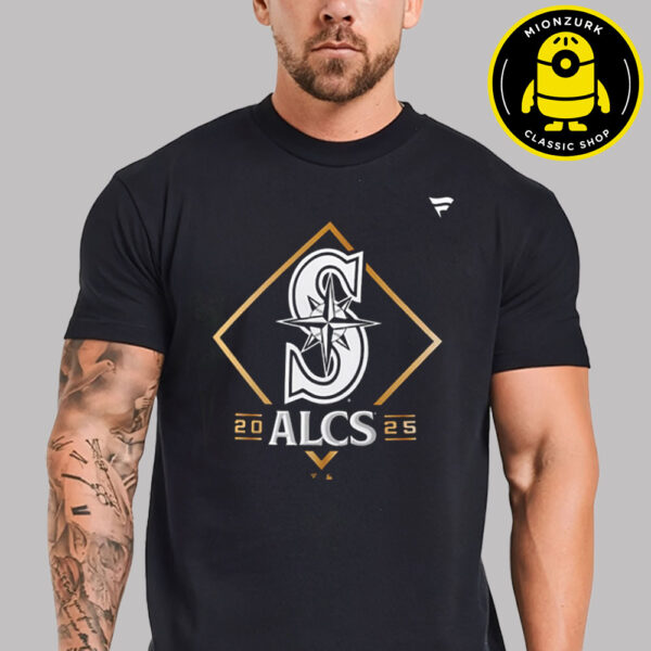 Seattle Mariners 2025 American League Division Series Champions Locker Room Unisex T-Shirt