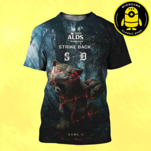 Seattle Mariners Vs Detroit Tigers Matchup Poster Strike Back MLB 2025 ALDS All Over Print Shirt