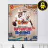 Los Angeles Dodgers Vs Philadelphia Phillies 2025 MLB NLDS Matchup Home Decor Poster Canvas