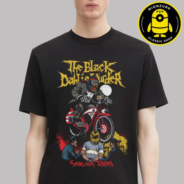 The Black Dahlia Murder Merch Tee In Smashes Texas 3 Shows On October 3th 4th And 5th 2025 The King Kong Artwork Unisex T-Shirt
