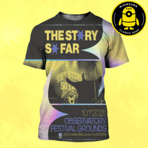The Story So Far Event Poster In Santa Ana CA At Observatory Festival Grounds On October 11th 2025 All Over Print Shirt
