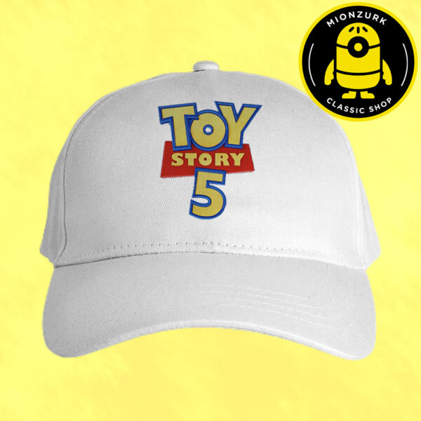 Toy Story 5 Movie Logo In Theaters June 19 2026 Classic Cap Hat Snapback