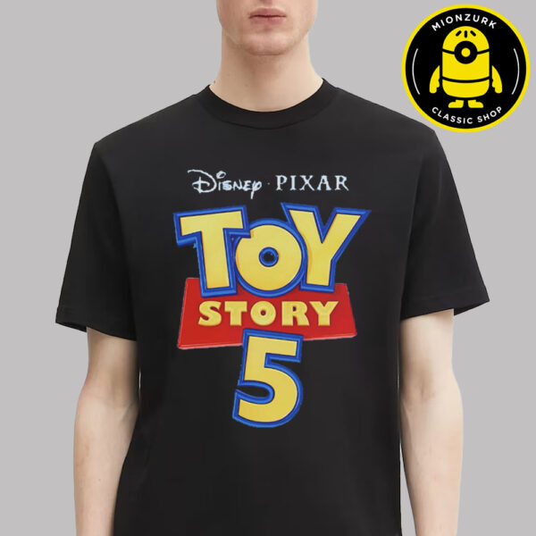 Toy Story 5 Movie Logo In Theaters June 19 2026 Unisex T-Shirt