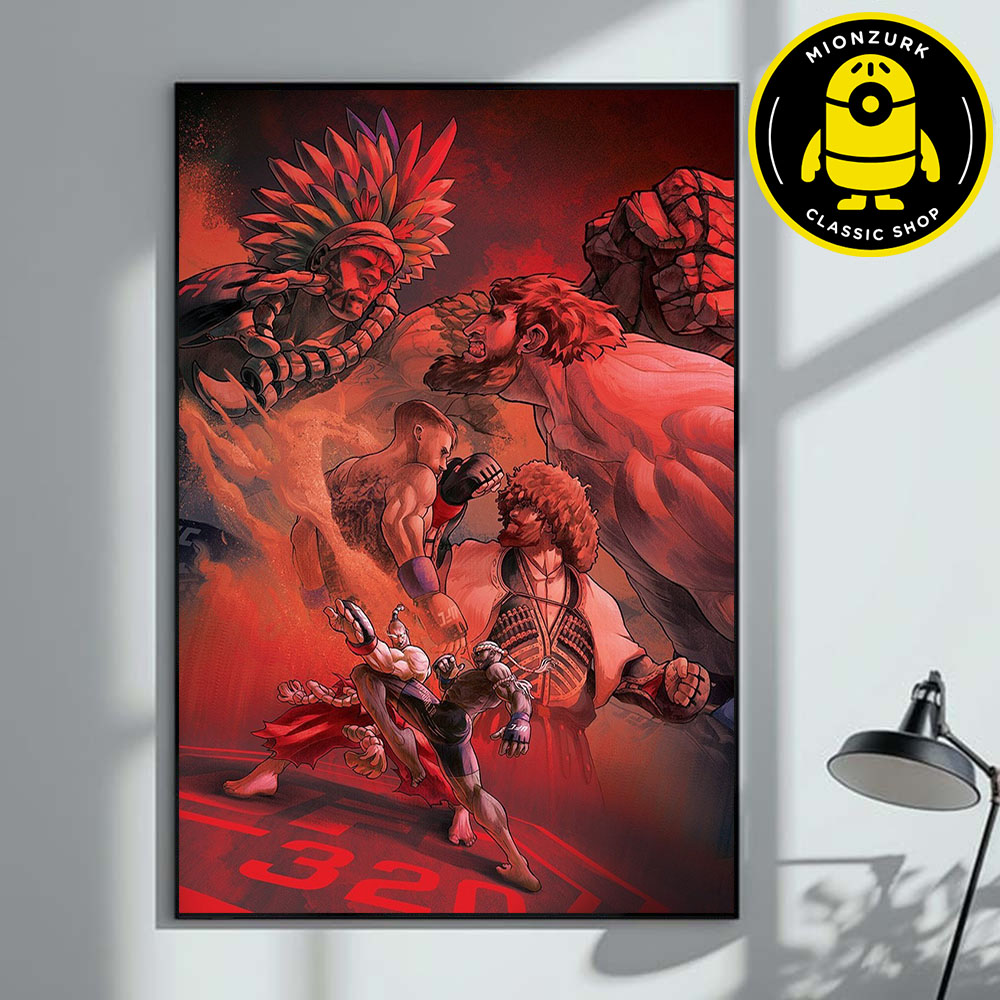 UFC 320 Magomed Ankalaev Vs Alex Pereira Artist Series Poster Canvas