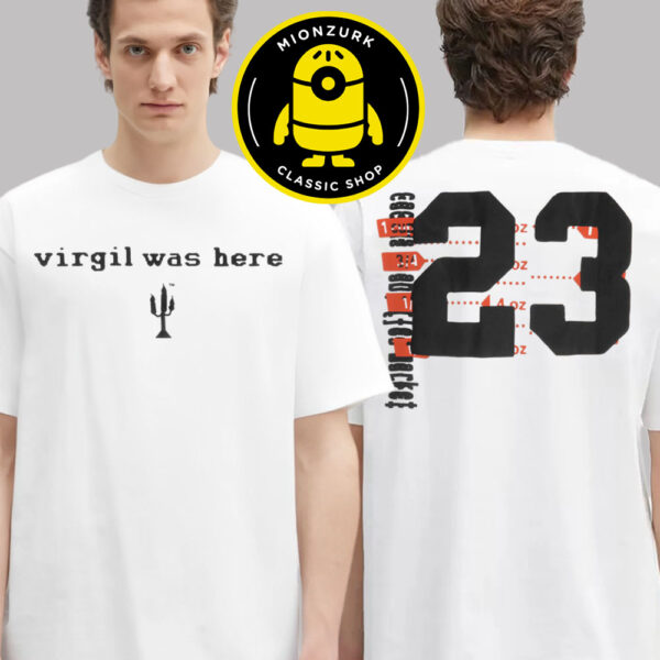VAA X CPFM Virgil Was Here 23 Cactus Graphic Two Sided Unisex T-Shirt Hoodie