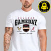 Vanderbilt Commodores Vs Alabama Crimson Tide College GameDay Live From Tuscaloosa NCAA Two Sided Unisex T-Shirt